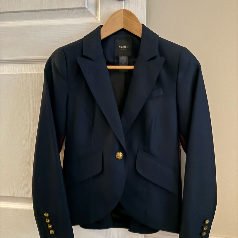 Smythe Navy Blazer with Gold Button Details